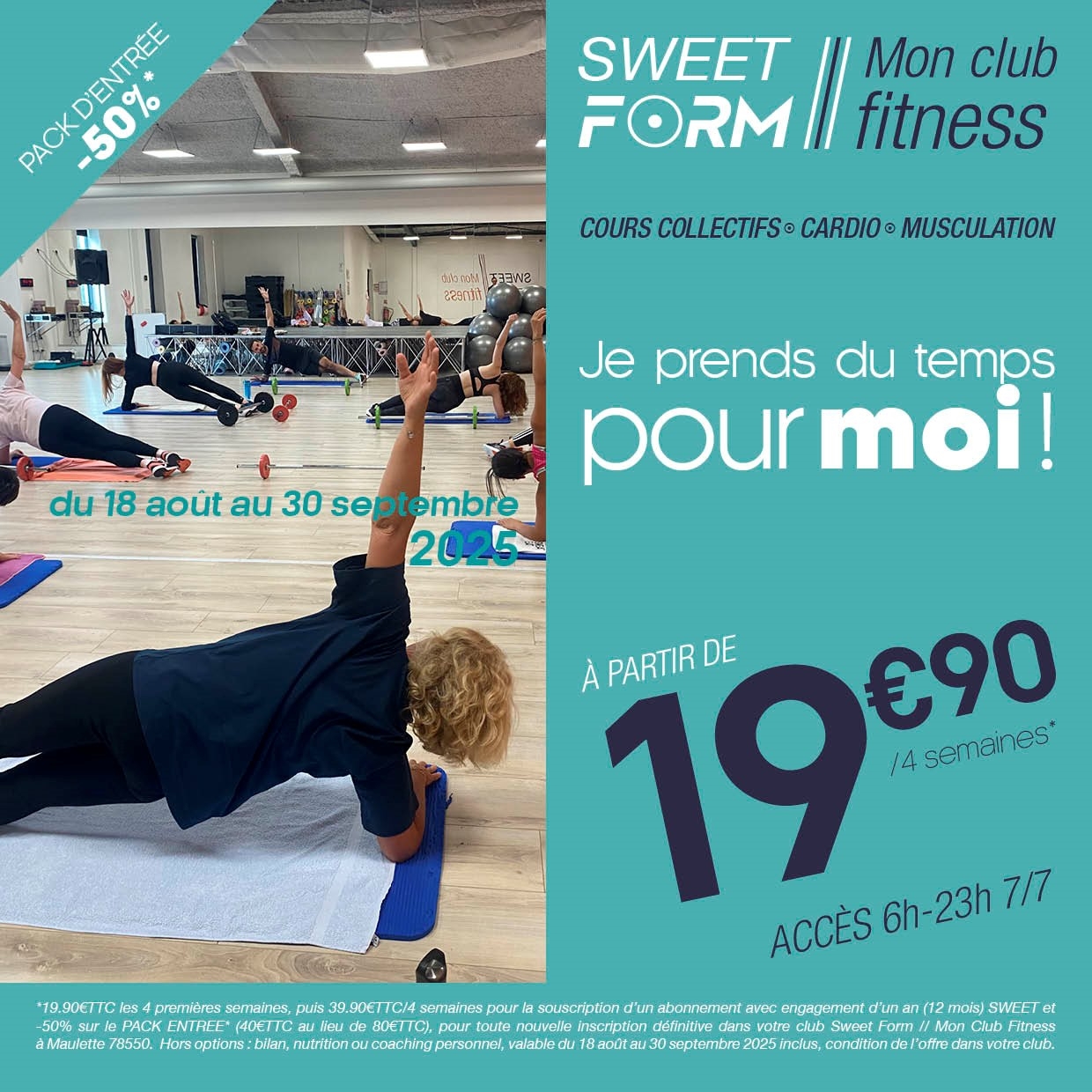 PROMO SEPTEMBRE 2025 SWEET 19.90